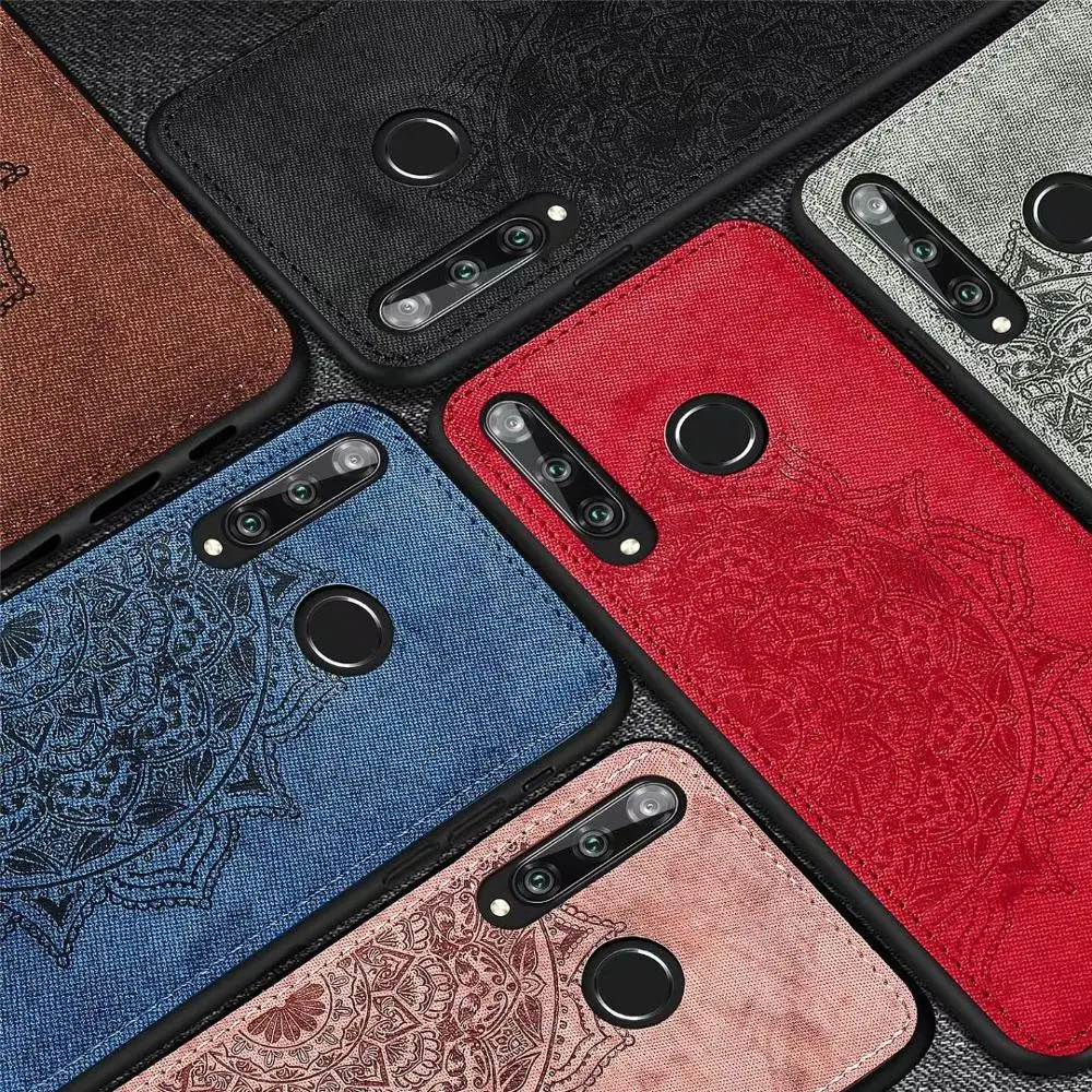 For Huawei Honor 10i 10 20 20i 8A 8S 7S 7A Pro Nova Lite 3 4E Case Mandala Pattern back cover Holder Car Magnet Case