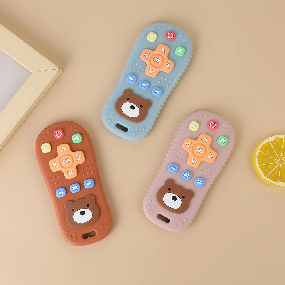 Natural Rubber Cartoon Animal Shape Teether Teething Toys Baby Sensory Teething Teether Toys Bpa Free Silicone Baby Teether