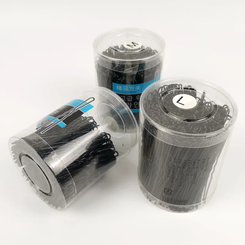 Custom Package 5cm 6cm 7cm Ladies Korean Hair Clips Wave Bobby Pin Hairpins Simple Smart Casual Hair Clips for Women