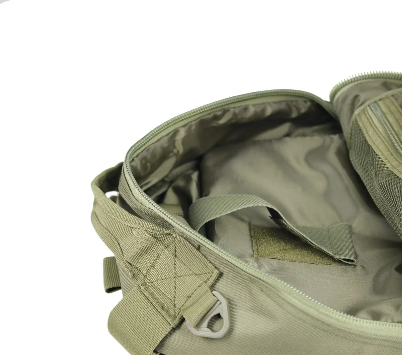 New Arrival Tactical Laptop Case OD green 600D polyester Tactical  Briefcase Commercial  Molle Laptop backpack