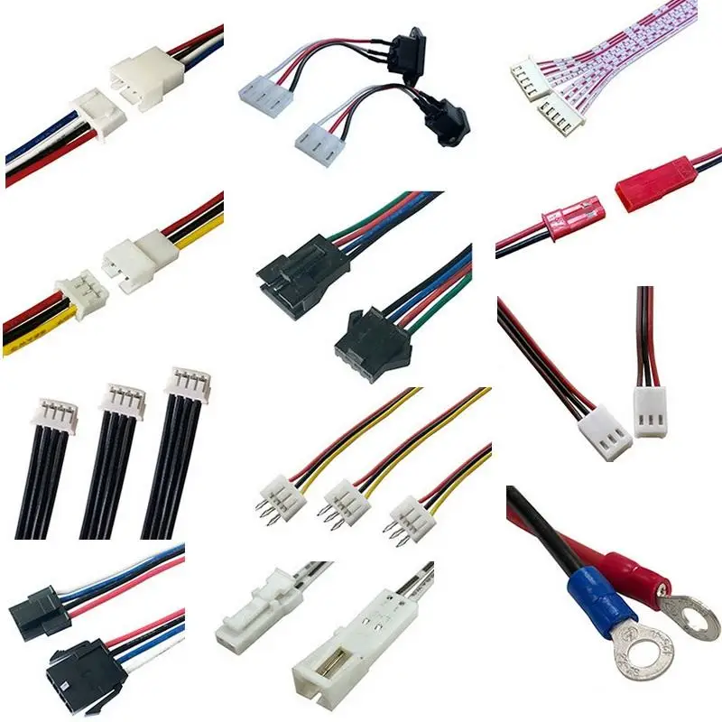 Custom Quick Lock Black Power Connector Wire Harness Cable Assembly for Machinery Equipment
