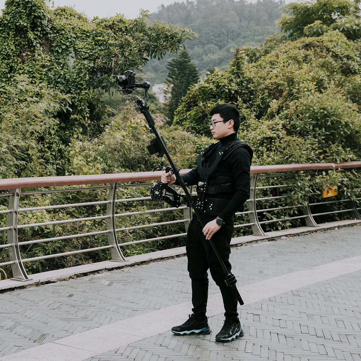 Gimbal stabilizer dedicated Steadicam system to relieve up and down shake for DJI ZHIYUN