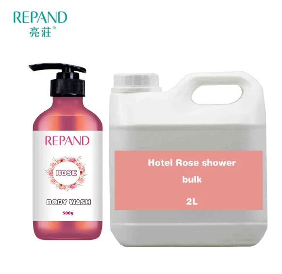 
Best whitening rose essential oil shower gel body wash private label 