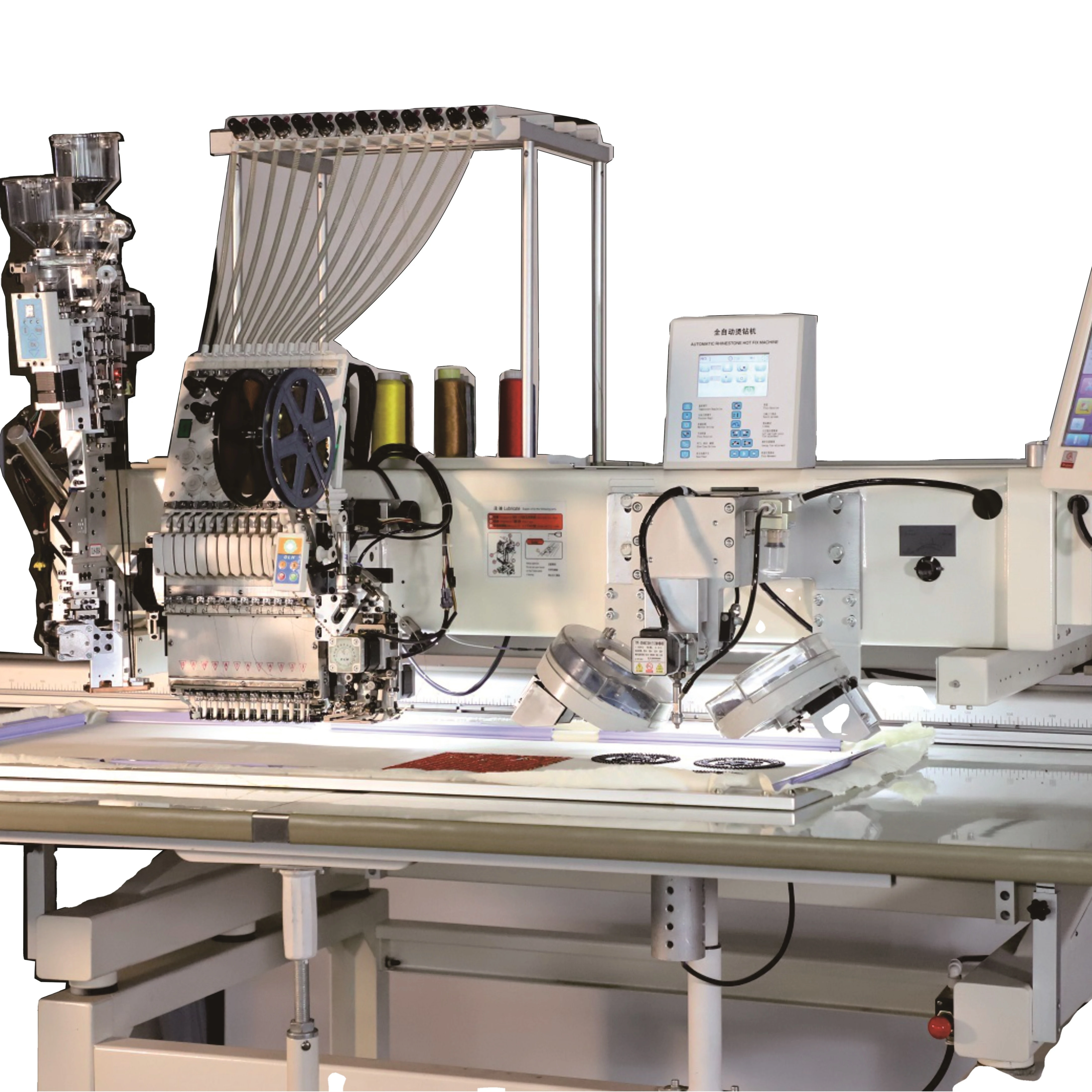 Автоматическая компьютеризированная машина со стразами Promaker, используемая для прямой ткани, 600*400 мм, низкий звук и простота в эксплуатации