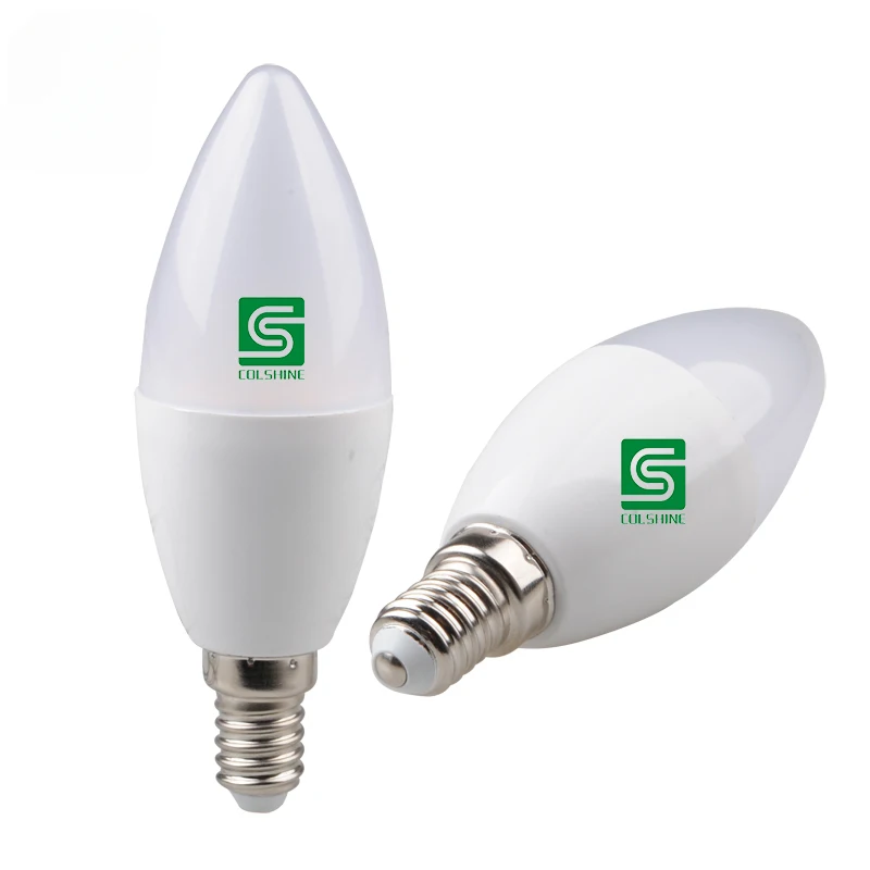 E14 LED bulb soft white plastic aluminum housing with CE LVD RoHS certificate