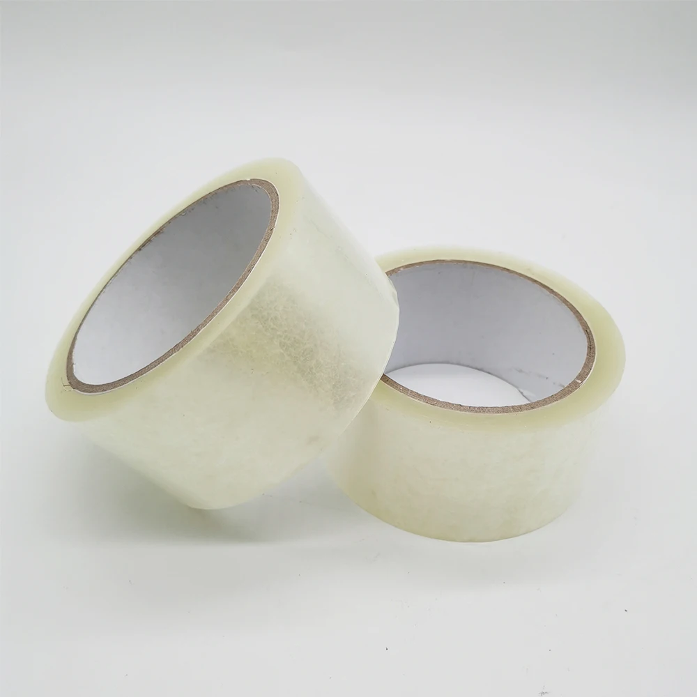 cinta de embalaje transparent and brown tape bopp packing clear adhesive tape