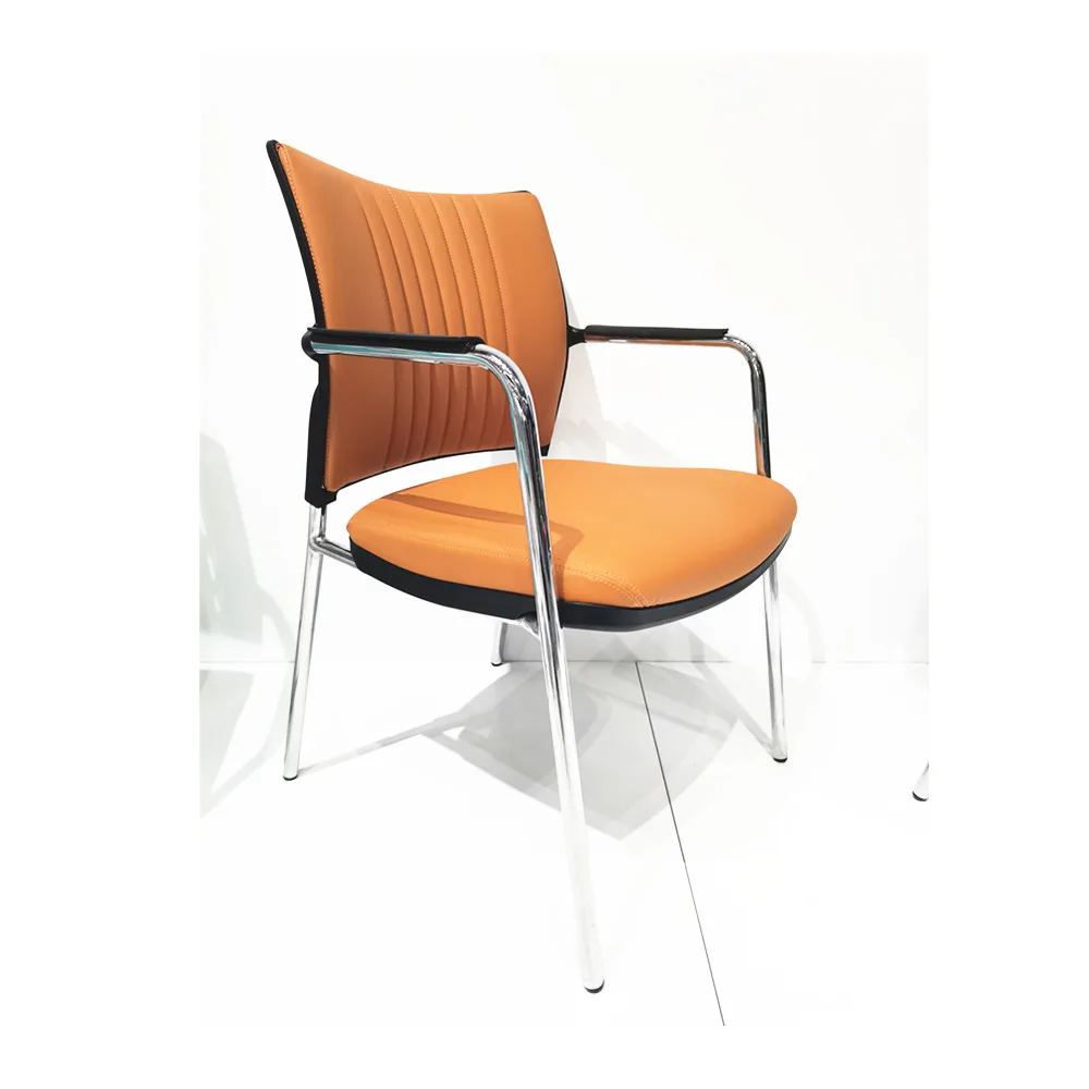 Hot sale office project waiting room arm chair leather office chair