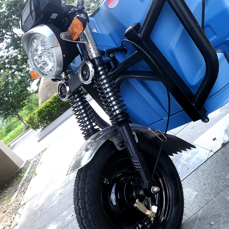 E-Rickshaw Cargo Electric Agricultural Tricycle 2024 Heavy Duty Adult Truck 3 Wheels 60V Open Tricycle 45Ah for Transit