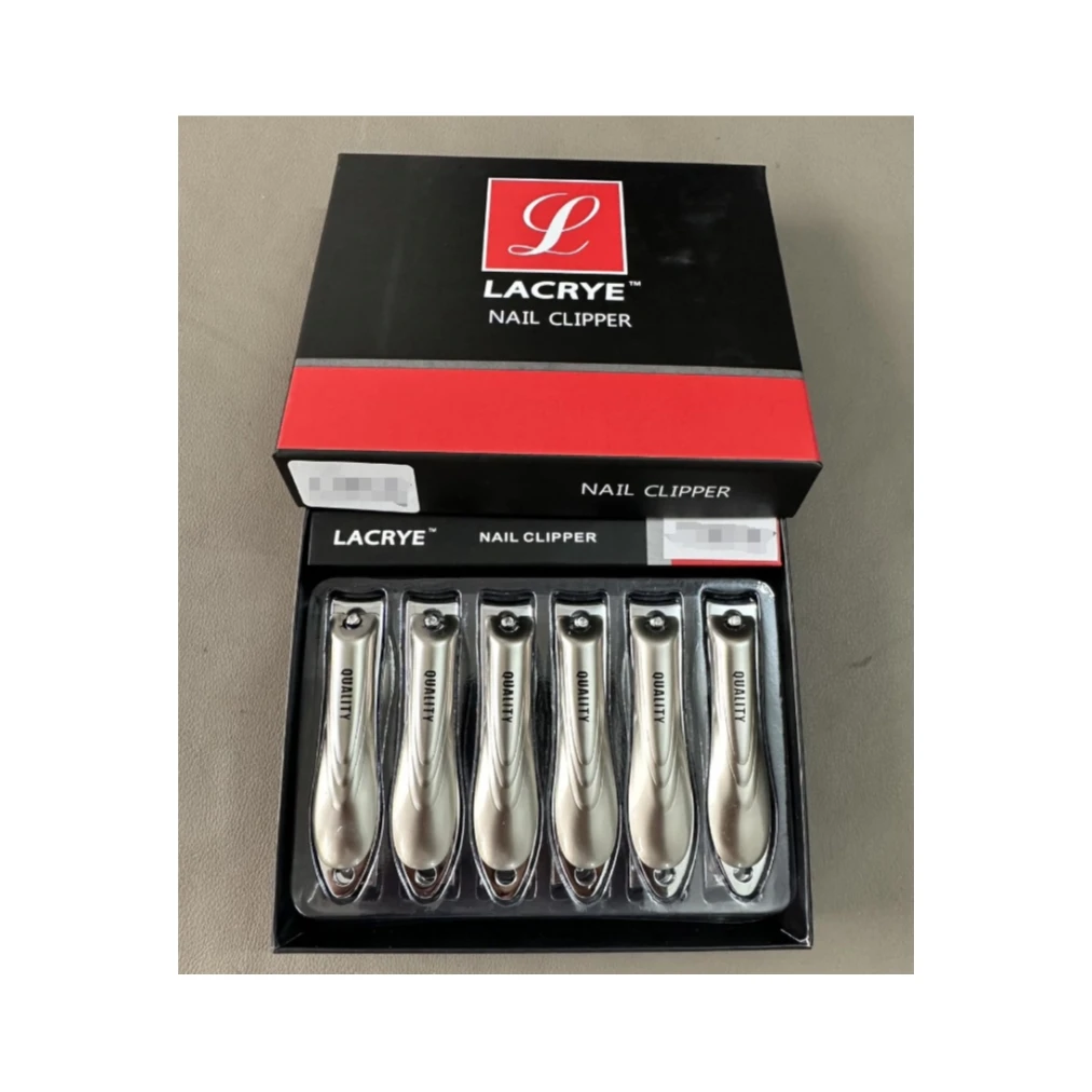 LACRYE Nail Clipper Cheap Price Hot Sale Portable Nail Cutter Factory Wholesale Stainless Steel Splash Proof Nail Clippers