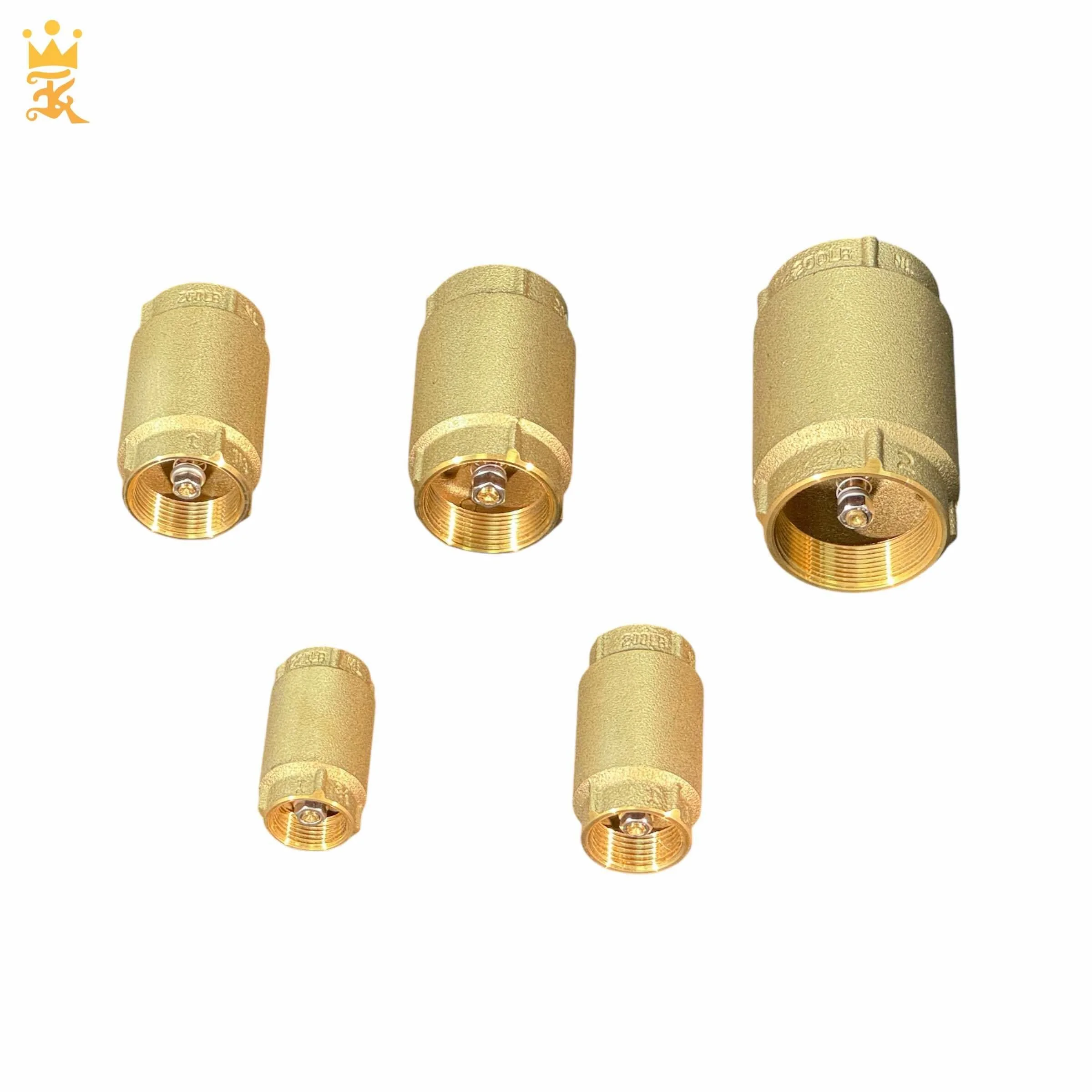 Superior Brass One-Way Valve for Leak Prevention Manual Check Structure for Water Gas Oil High Temperature Media Application