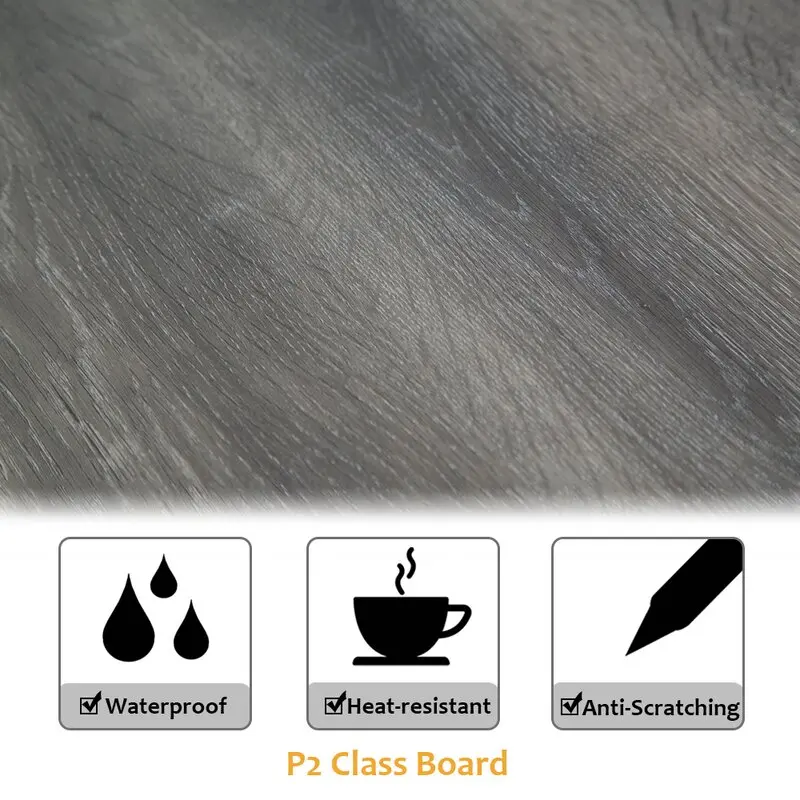 L-shaped Desk Corner Computer Home Office Workstation Wooden Gaming Table With Metal Legs Easy Assemble Pc Laptop Desk