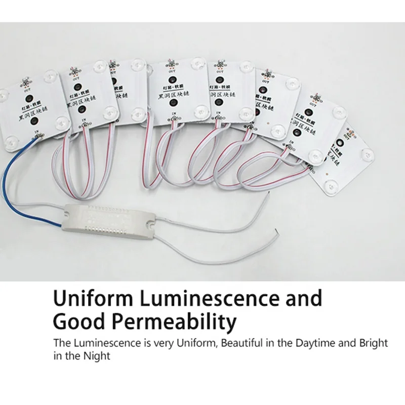 220V 4led/pc SMD3030 Diffuse Reflection Block Led Backlight Module with LensUsed for Various Special-shaped Light Boxes