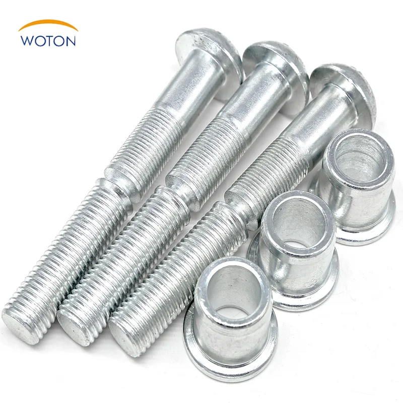 Stainless steel 304 316 M 10 track huck rail bolt and nut  woton