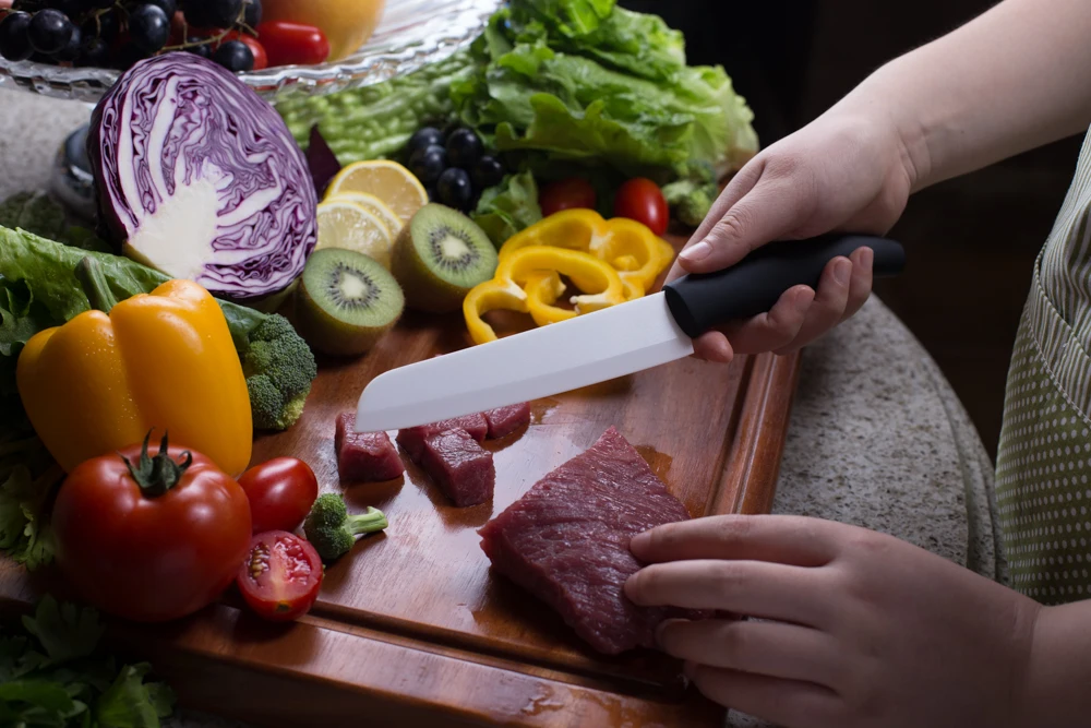 
Round Handle ABS OR PP Grip Ceramic Knife for Sale 