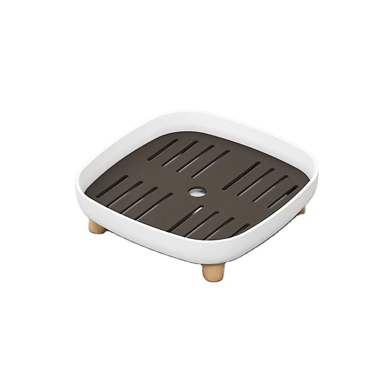 D947 D948 Japanese Style Fruit Vegetable Tea Cup Water Cup  Tableware Plastic Sink Drain Tray