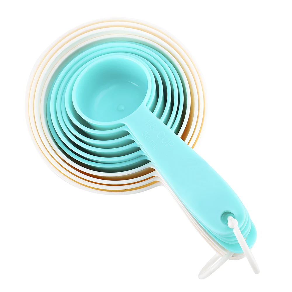 BPA Free Multi Purpose Plastic Measuring Cups Stackable Measuring Cups and Spoons Set