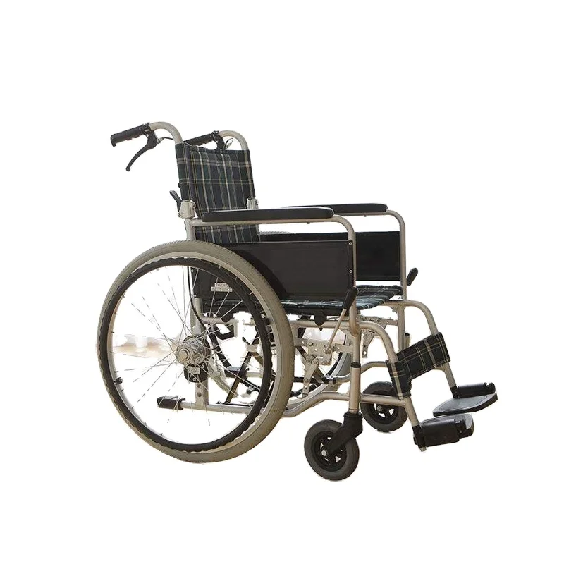 Aluminum folding manual wheelchair for disabled