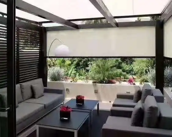 Windproof  Outdoor Ziptrack Roller Blinds