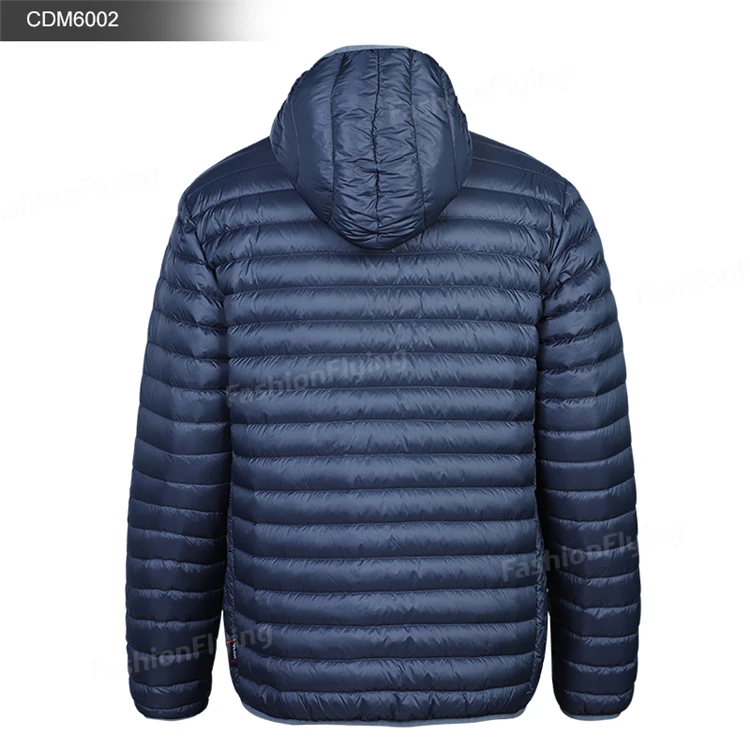 Fuzhou Fashion Flying China Factory Custom Black Winter Padding Down Jacket Men