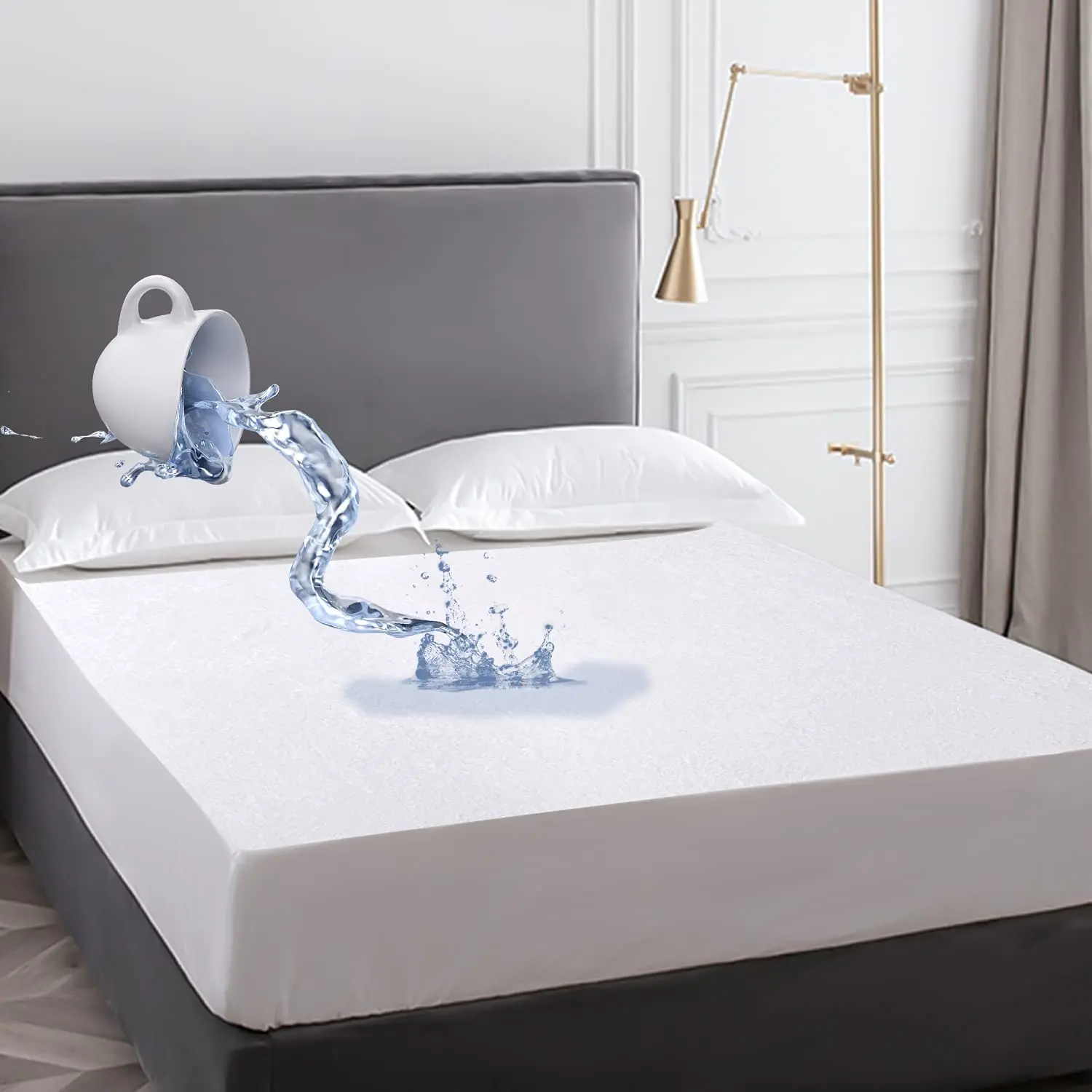 Hotel Cheap Mattress Cover Bed Bug Waterproof Mattress Protector