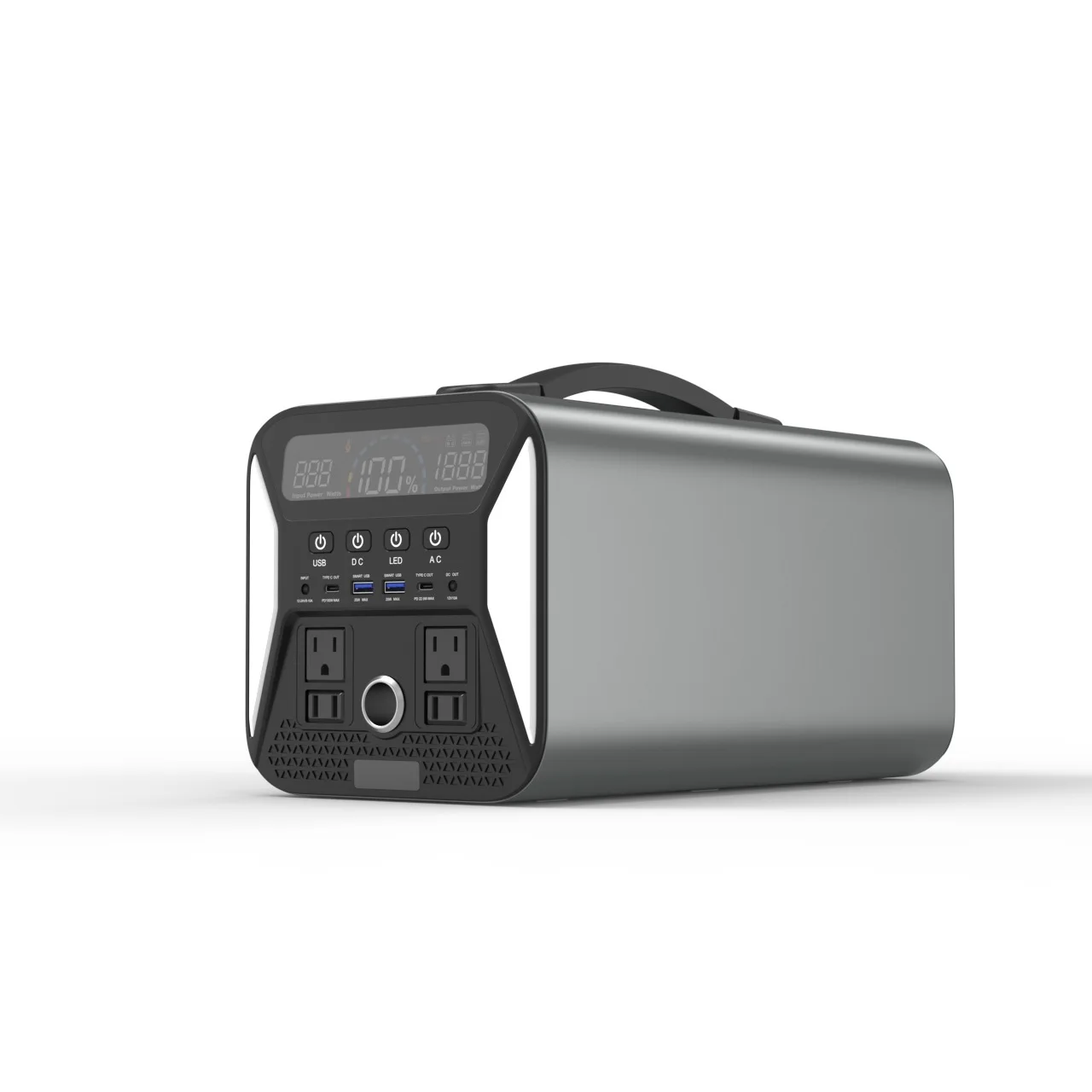 Внешний источник питания для хранения энергии, 1000 Вт, 1 кВт, 110 В/220 В, USB-станция для мобильных телефонов, уличное аварийное зарядное устройство