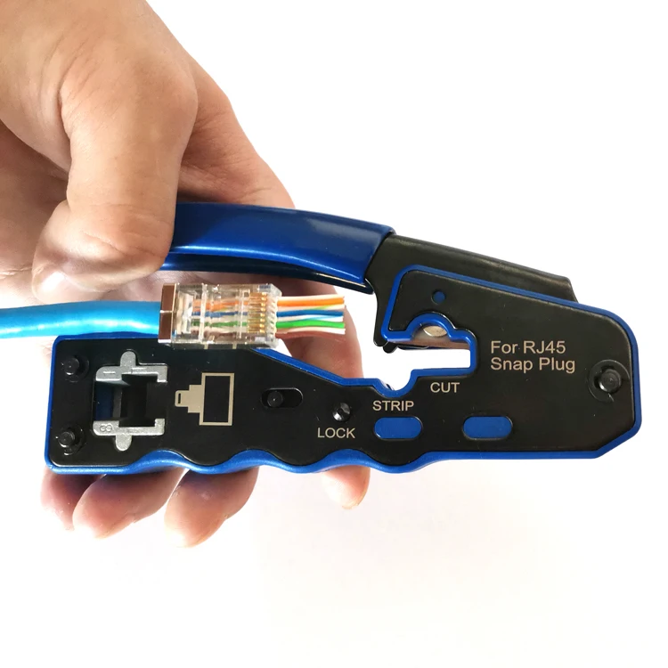 China Factory wholesale  RJ45 RJ11 UTP/STP Cable EZ Cutting Pliers