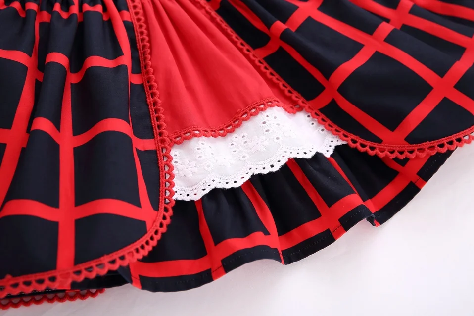 OEM 2021 Clothing Sets Baby Girls Plaid Baby Girl Princess Dresses with Bonnet 3 Pieces Set Baby Girls Party Wear Dress