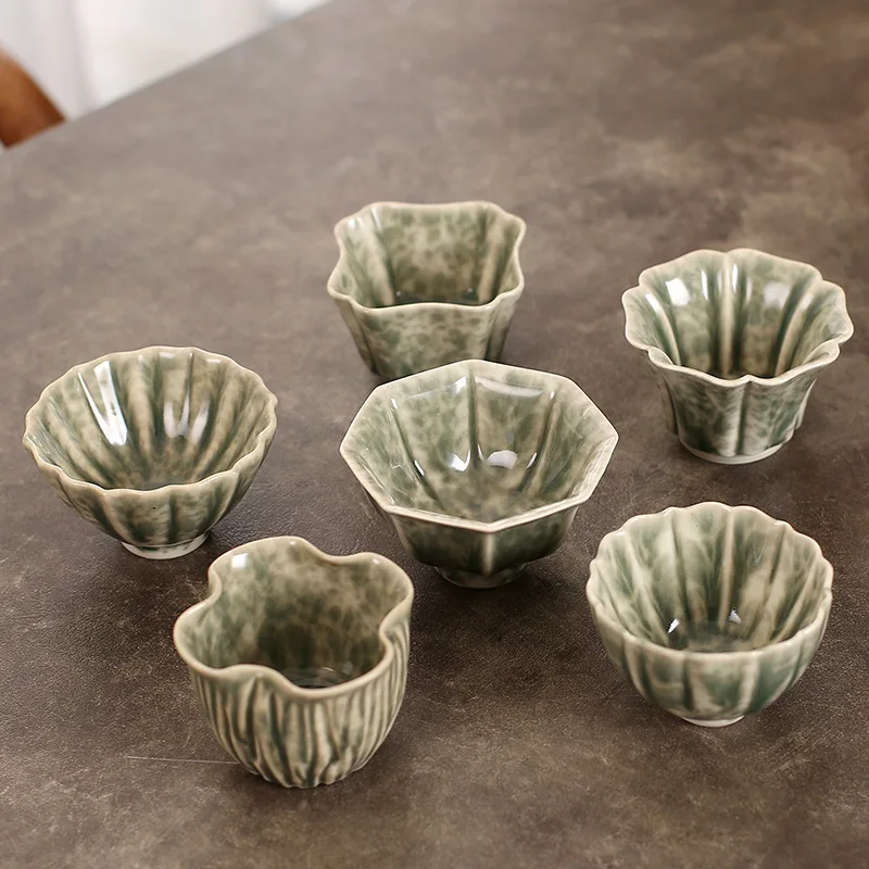 100ML Japanese Style Ceramic Clay Tea Service Arabic Espresso Coffee Cup Chinese Kung Fu Tea Water Cups