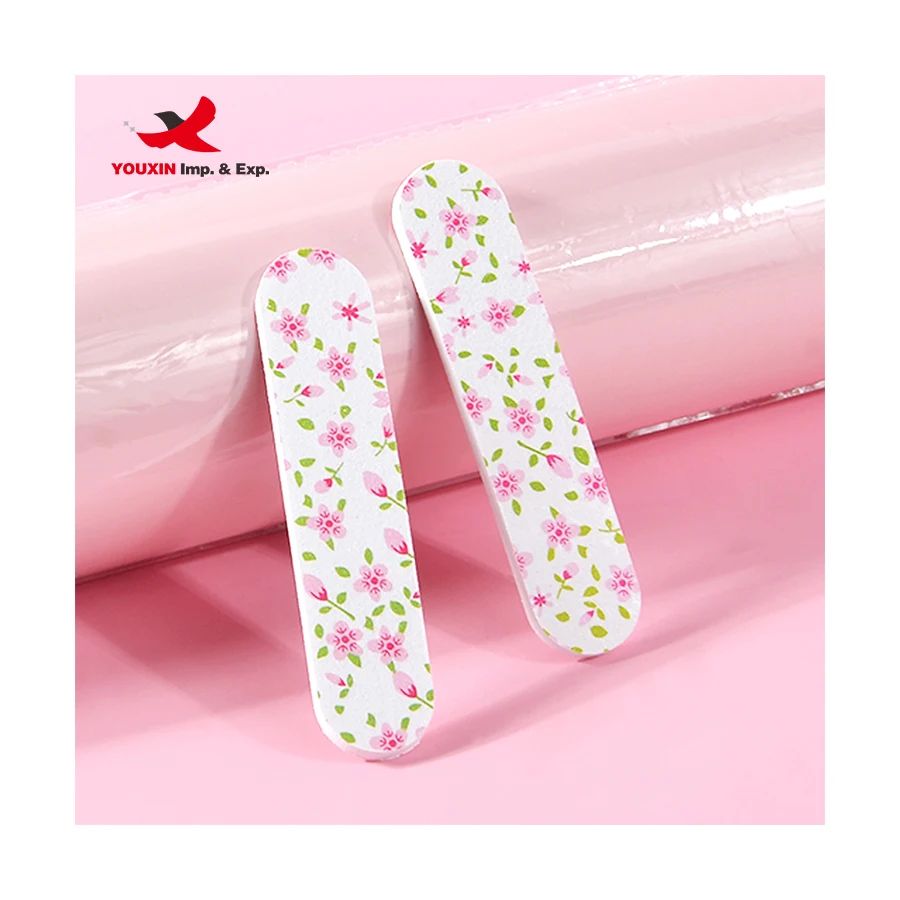 Wholesale Manicure Tools Colorful  Double Sided  Emery Boards Small 9Cm Mini Nail File