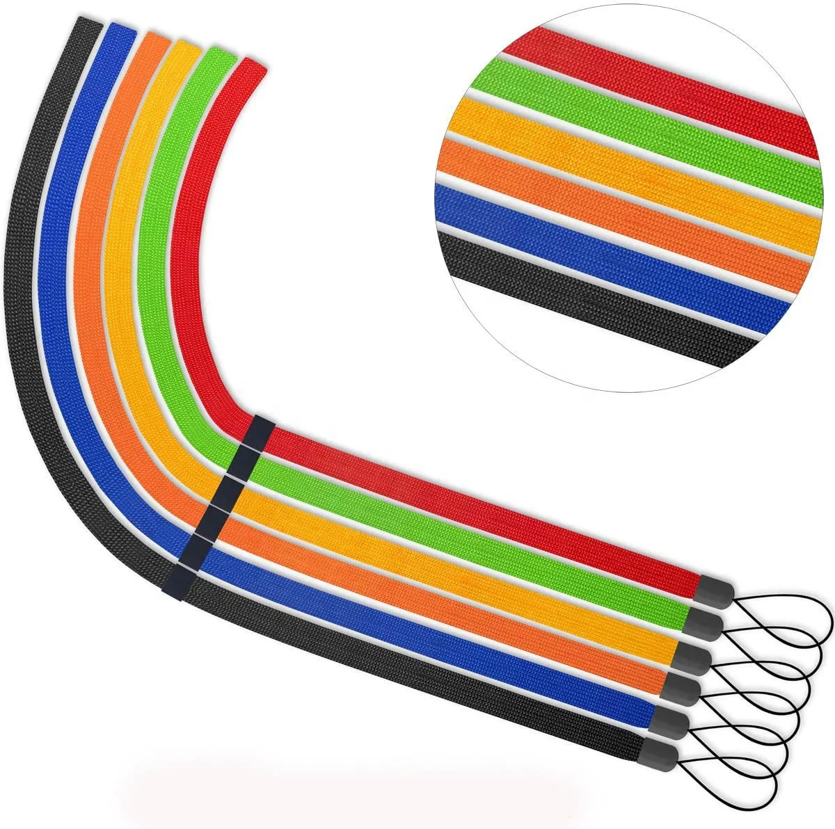 
Lanyard Adjustable for Walkie-Talkie Cruise Braided Flat Neck Strap for Keys Pen Phone id Badges Holder Office Name USB iPod 