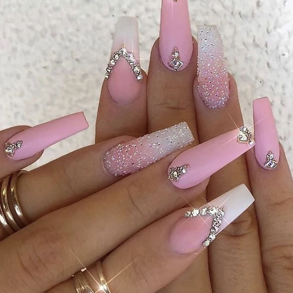 
Factory Direct Wholesale New Design Professional Artificial Fake Press On Nails 