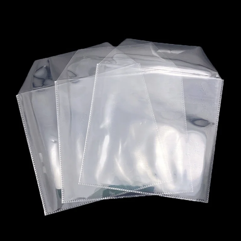 Popular Plastic PVC CD DVD Sleeve Supplier PET Record Sleeves