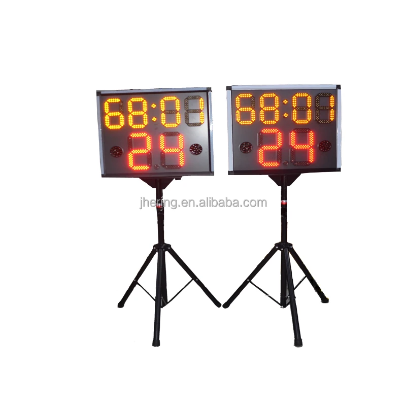 Jhering Large LED Electronic Game Timer 24 Seconds Shot Clock in Basketball for Indoor Use OEM Supplier Digital Poster