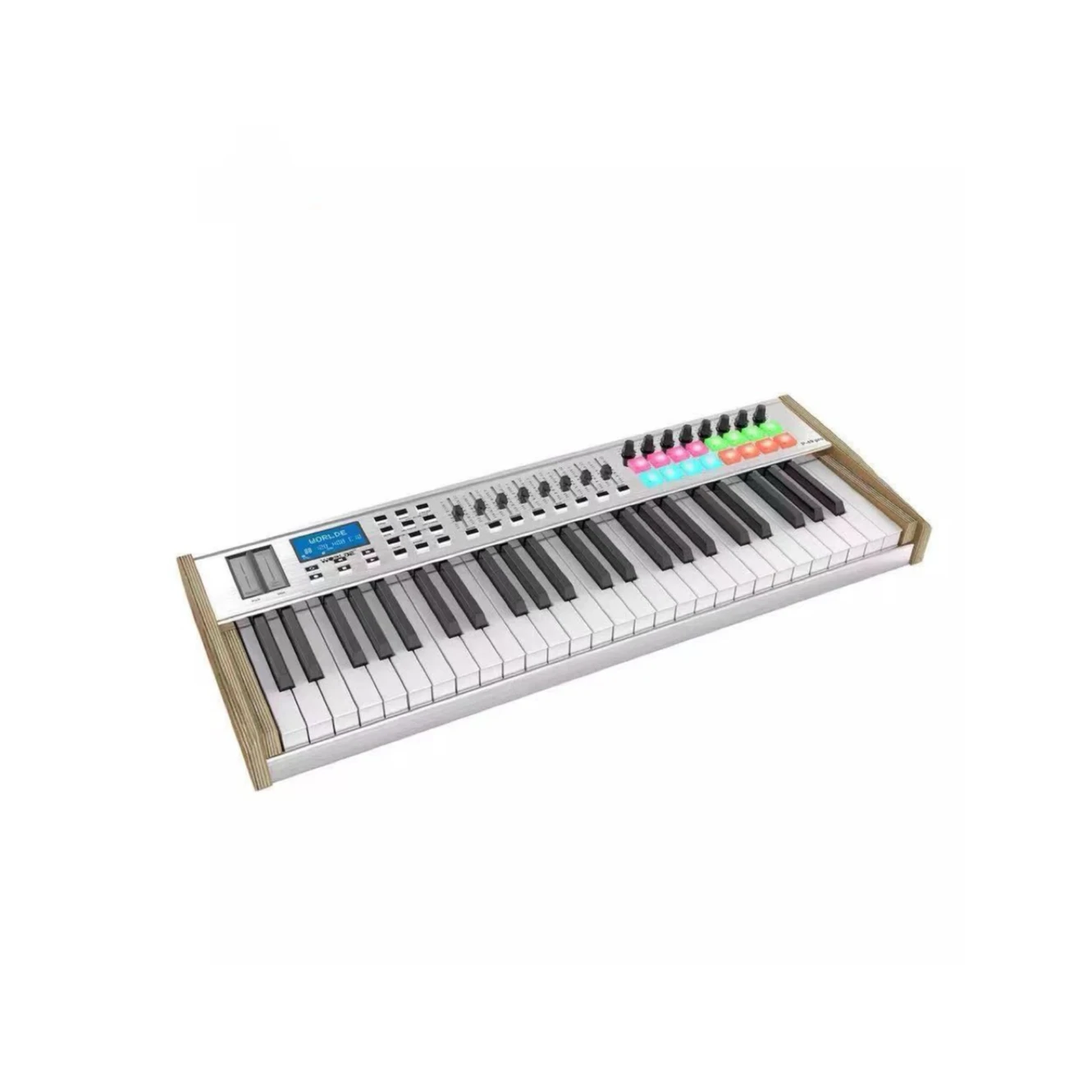 Worlde Pro Usb 49key Midi Keyboard Controller 49 Keys Digital Music Audio Studio Piano 49-keys for Musical Instruments Wholesale