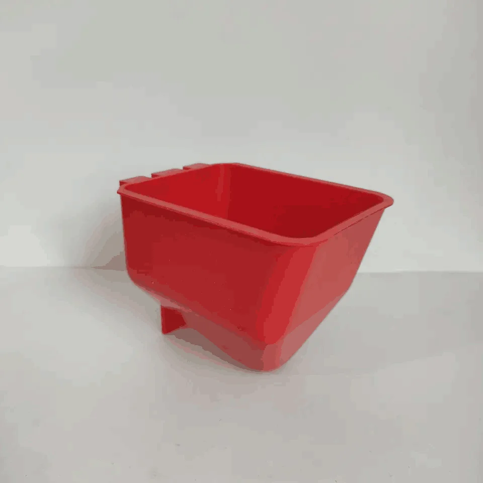 0.5L Large V Type Large Red Chicken Cock fighting Pigeon Feeders Hanging Heavy Duty Water Bowl Sand Cup