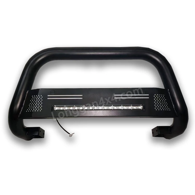 Stainless Steel Bull Bar Nudg Bar Hilux Np300 Front Nudge Bar With Led For Navara Toyota Hiace