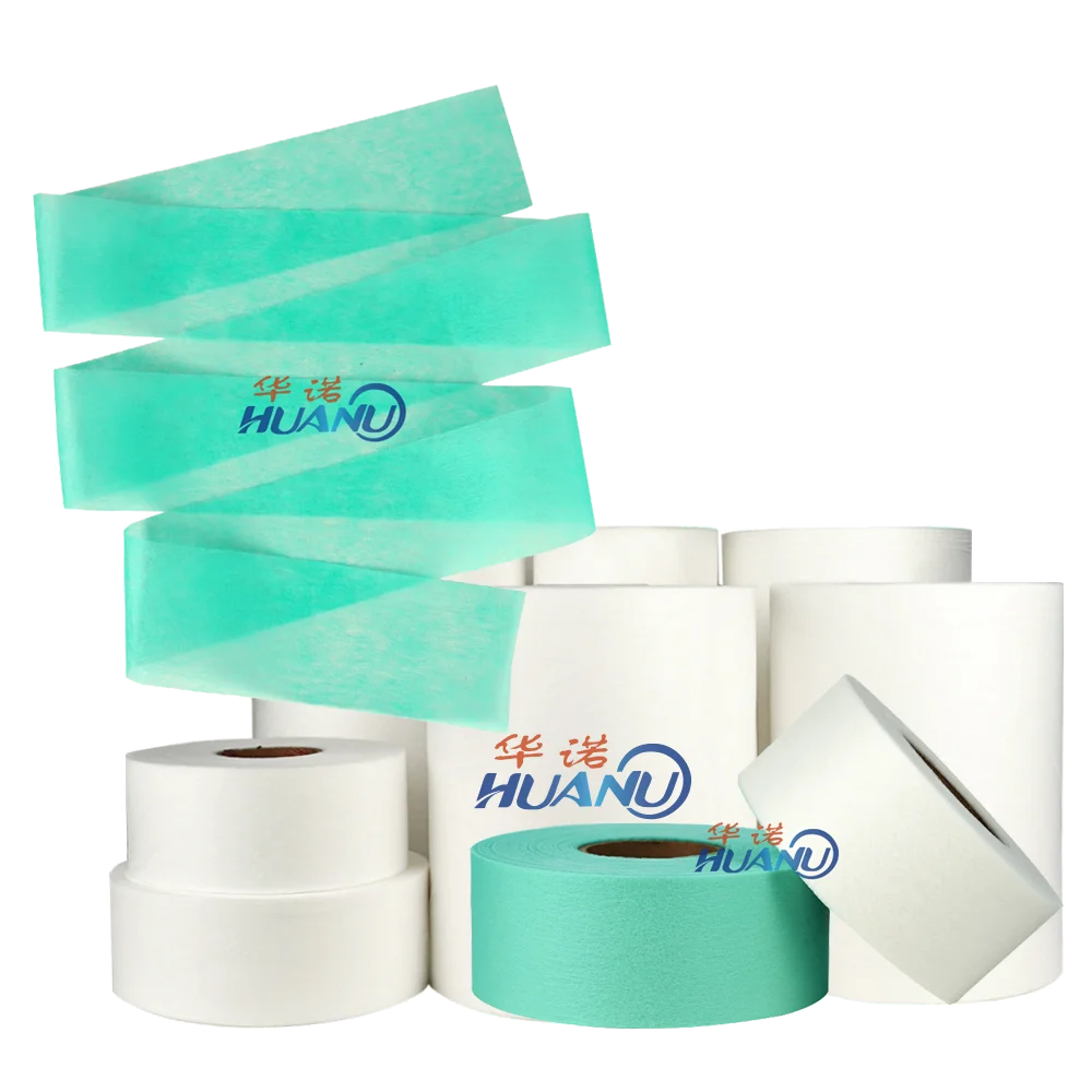 China Manufacture Green ADL Nonwoven Fabric Roll Materia Prima Para Panales Desechables Raw Material For Disposable Diapers