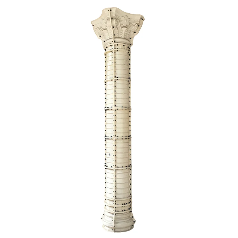 ABS plastic concrete plain pillar 30cm x 350cm roman column molds