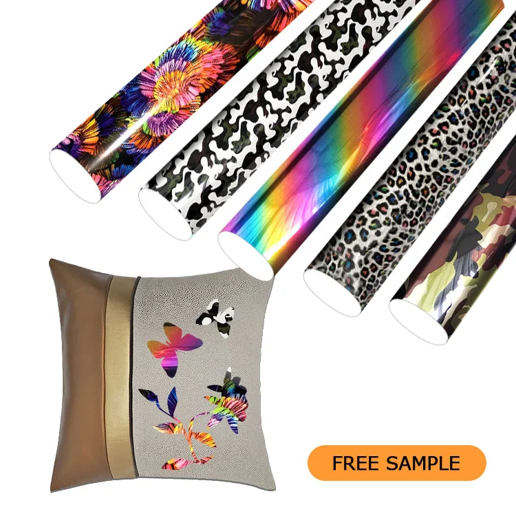 Reusable Tpu Iron On Textile Roll 3D Textil Htv Textiles Free Sample Film Camouflage Heat Transfer Vinyl For T-Shirt Clothing