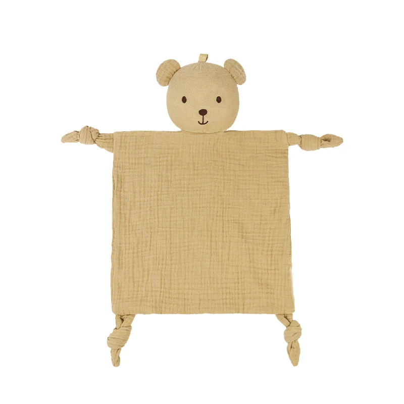 Teddy Bear Lovey Baby Security Blanket for Newborn Toddler Snuggle Toy Stuffed Animal