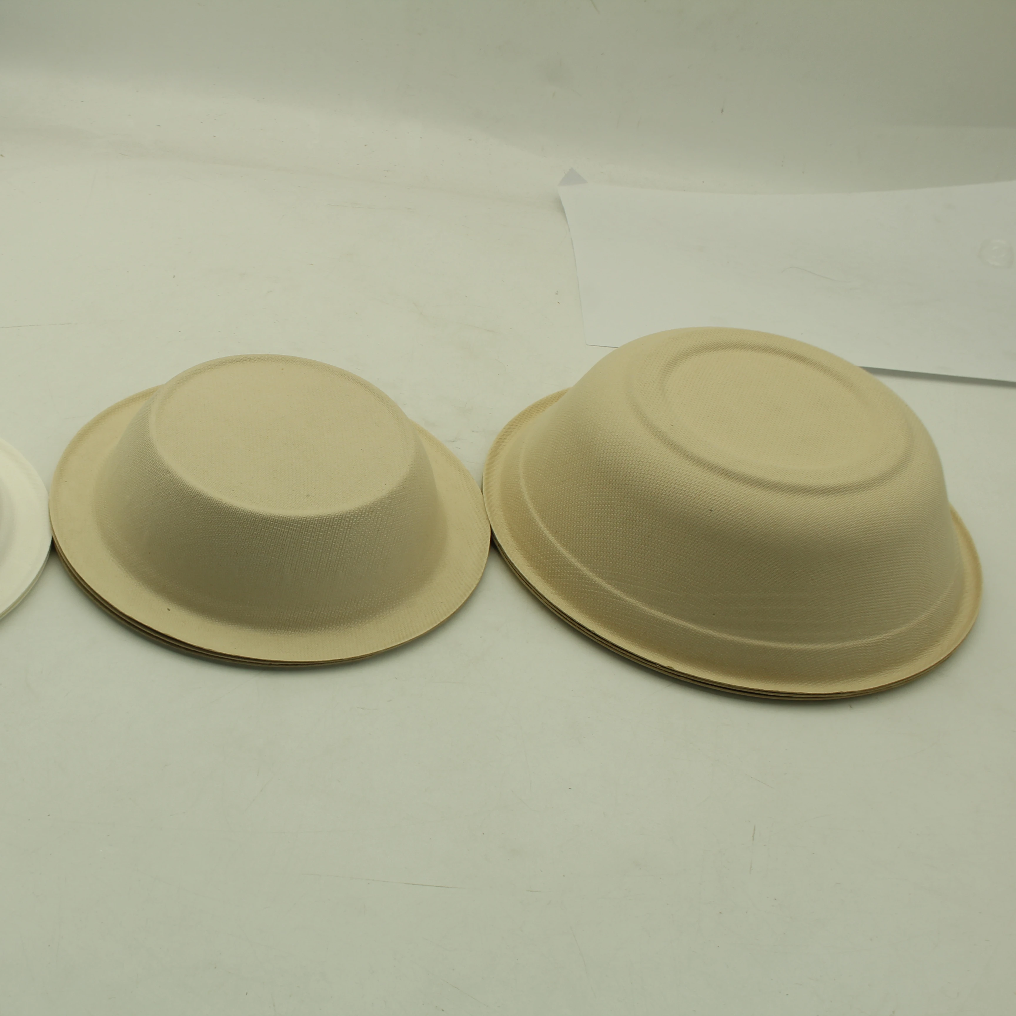 Factory Custom Wet Pressed Pulp Bowl Cereal Degradable Bowls Rice Bowls For Kitchen Disposable Tableware Set
