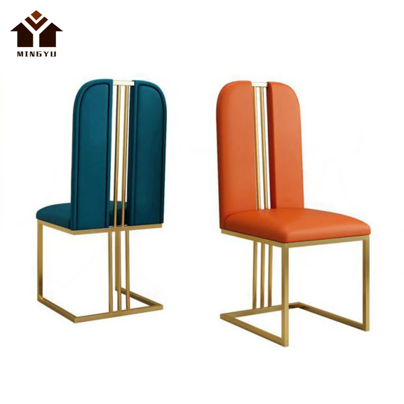 Special Art Design Dining Chair Luxury Velvet Durable Stuhl Soft Cushion Stable Silla Banquet Strong Bearing Capacity Fair Price
