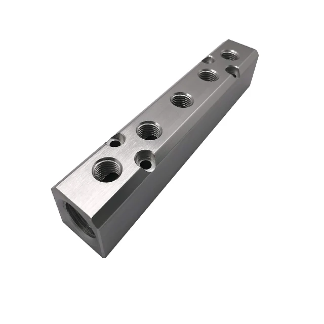 Порт поставки G1/2 G1-Inch выходной порт из нержавеющей стали распределительный блок для воздуха алюминиевый сплав 3 пути 4 6 способов гидравлический коллектор
