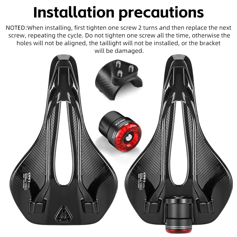WEST BIKING Bicycle Saddle Mount Rear Lamp Stand Quick Release Bicycle Seat Cushion Tail Light Bracket Bike Saddle Lamp Stand