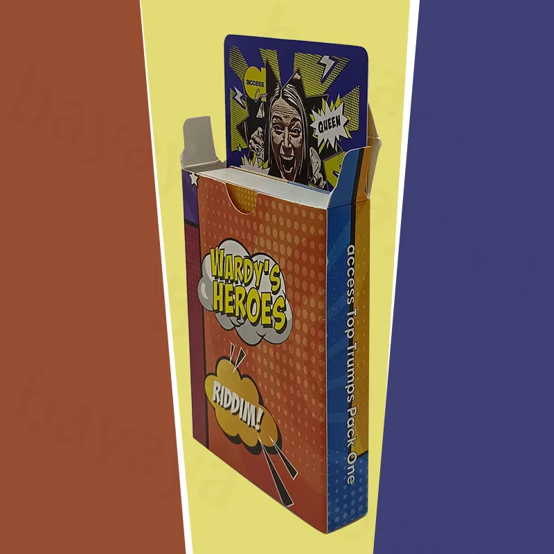 OEM Services Custom Premium Craftsmanship Trick-Taking Indoor Recreation Team Building Activities Yellow Card Game With Box