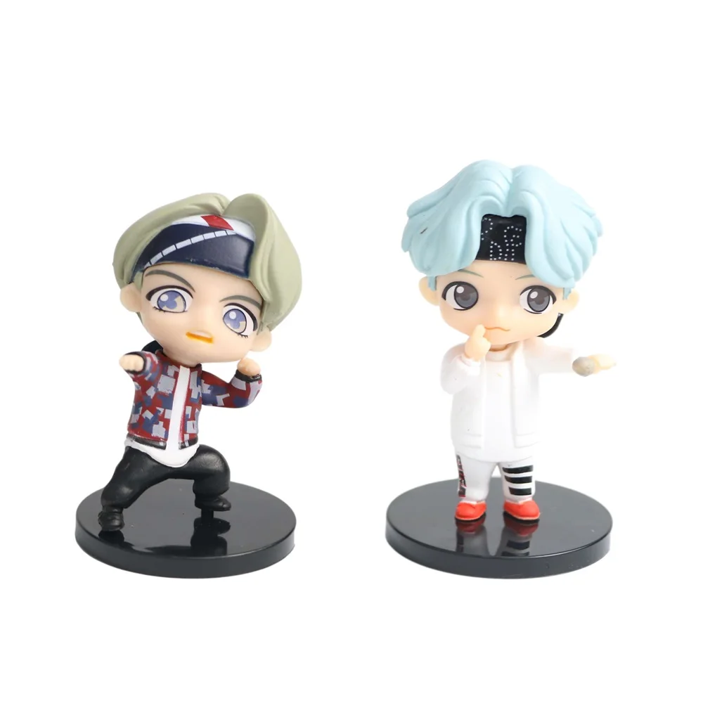 Горячая продажа 7 предметов в партии корейский мальчик группа Nam-чжун Ким сок Jin мин Юн Gi Чжи тэ Хен вентиляторы рисунок