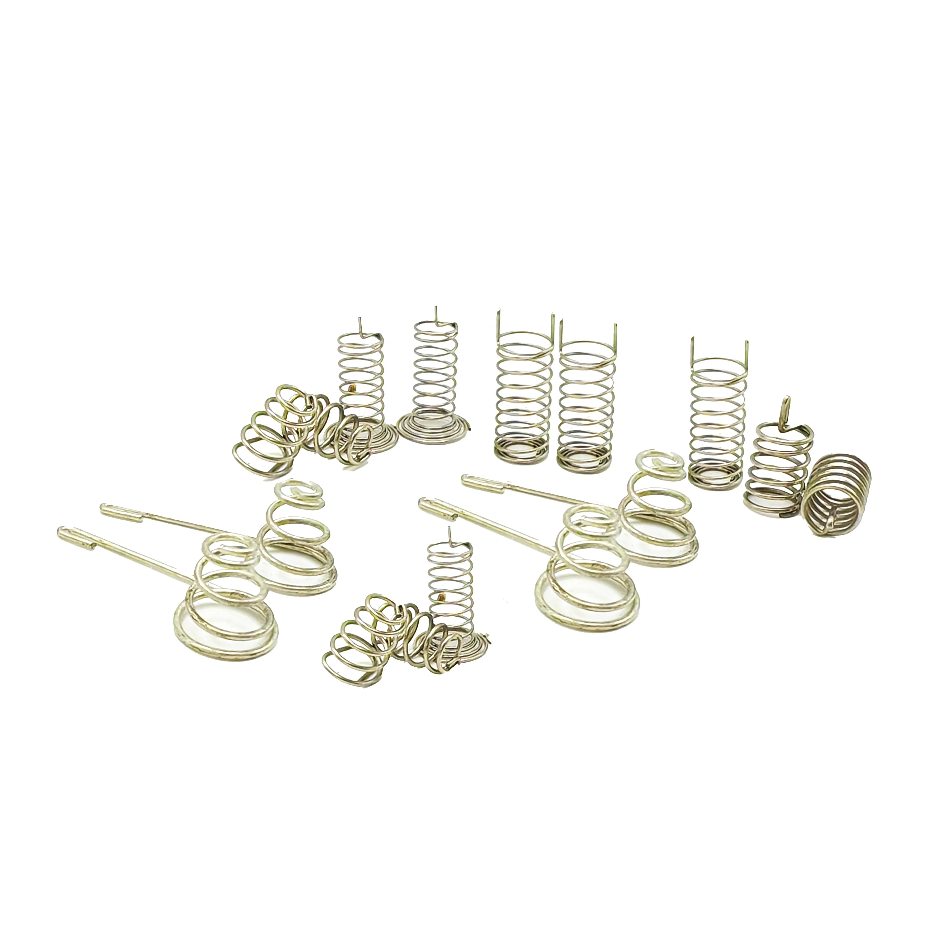 Huifeng Hongsheng Customized Coiled Spiral Spring Motor Loaded Battery Contacts Remote Control Battery Contact Springs