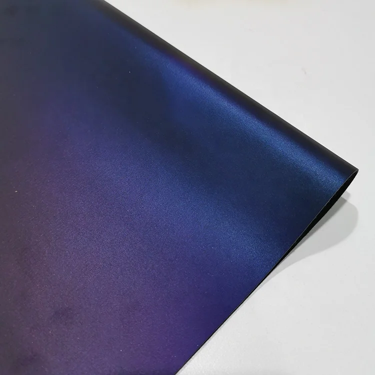 Soft fashion holographic iridescent rainbow PU reflective fabric for shoes bags