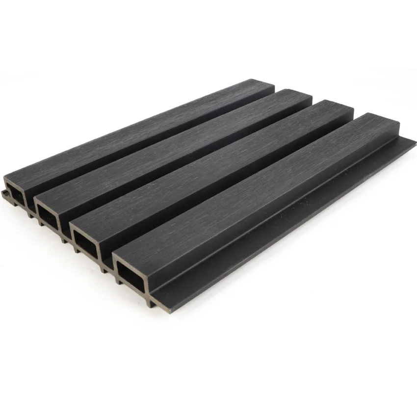 Waterproof UV Resistant Garden WPC Panel Fence Factory Price Easy Install WPC Composite Fencing brown