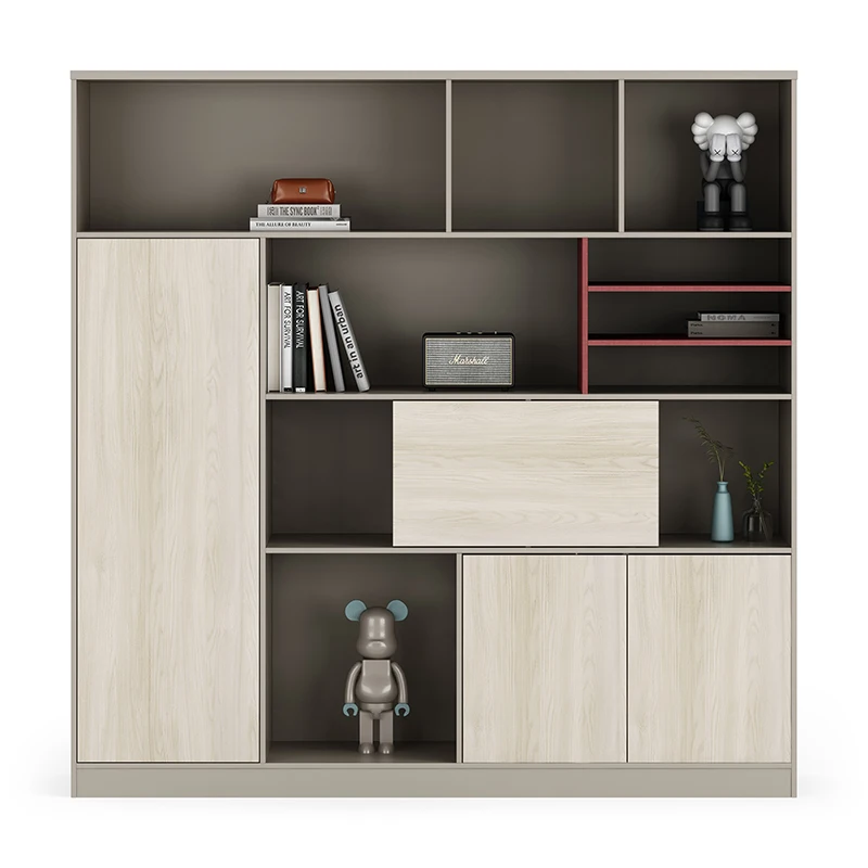 Sagely Furniture Big Office Filling Cabinet Office Furniture Wood Open Filling Cabinet Drawer Filling Cabinet Bookshelf